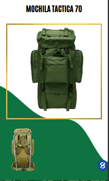 MOCHILA TACTICA 70