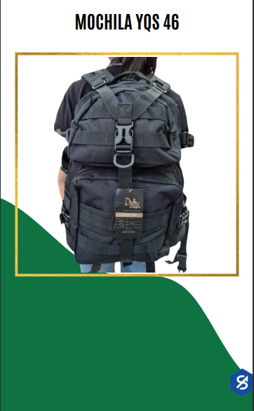 MOCHILA NEGRA YQS46